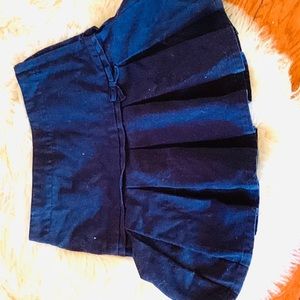 School navy uniform skirt